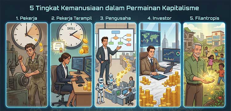 level manusia kapitalis